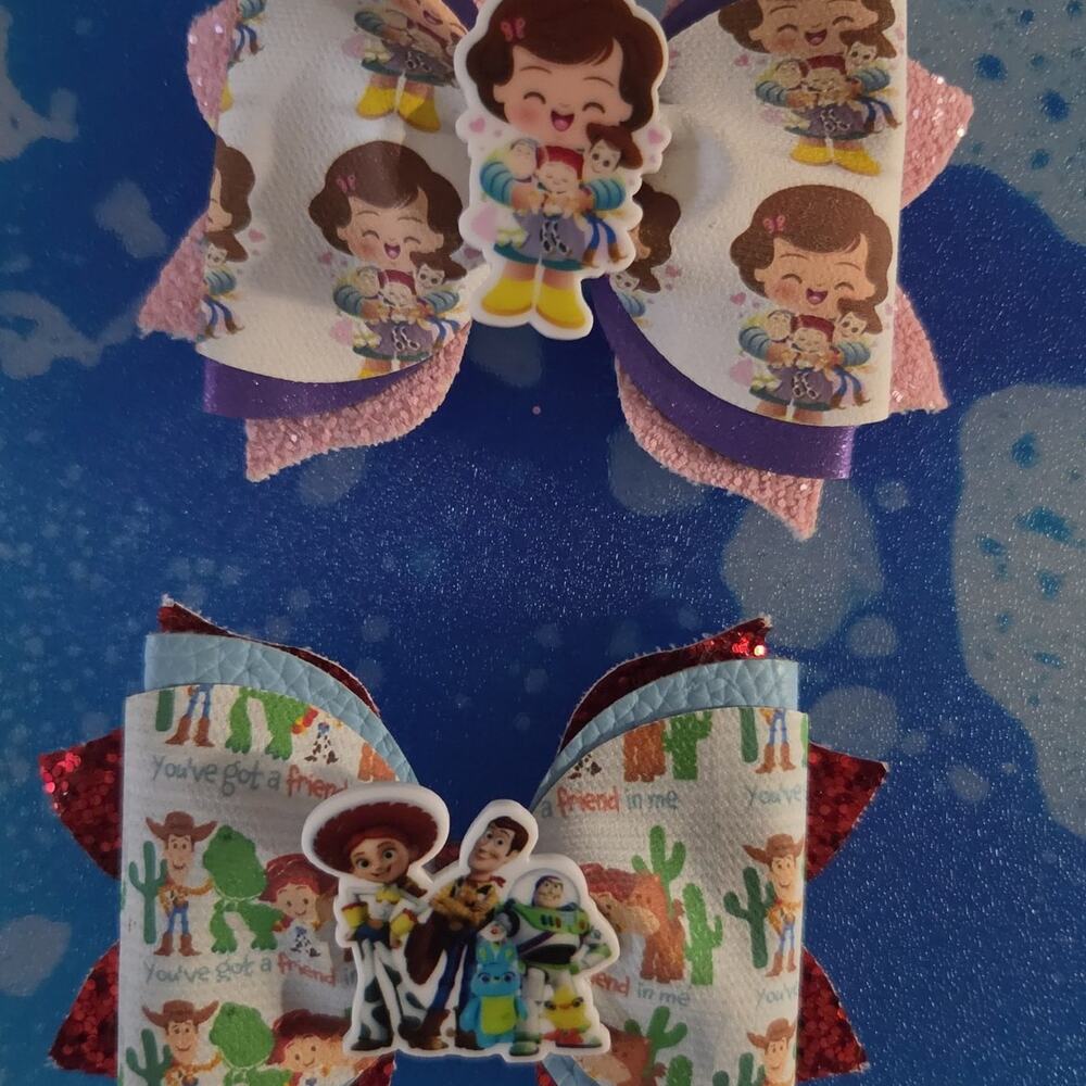 Toy story hair bow lot